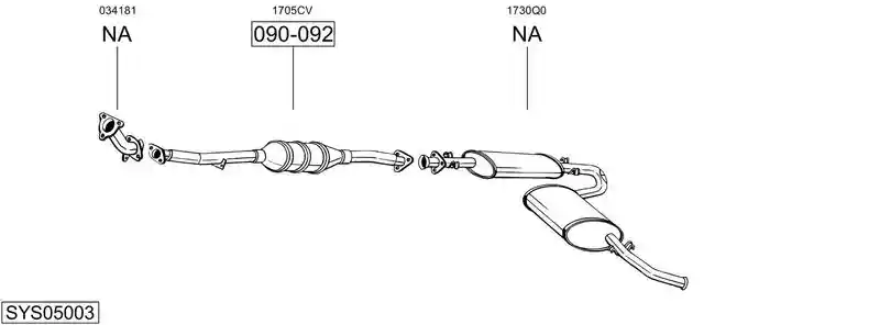 BOSAL SYS05003