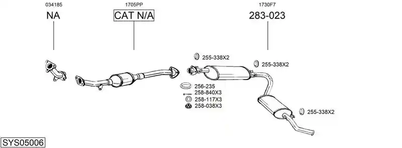 BOSAL SYS05006