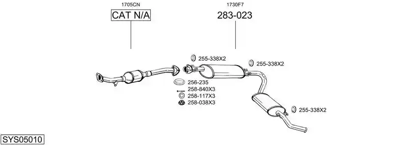 BOSAL SYS05010