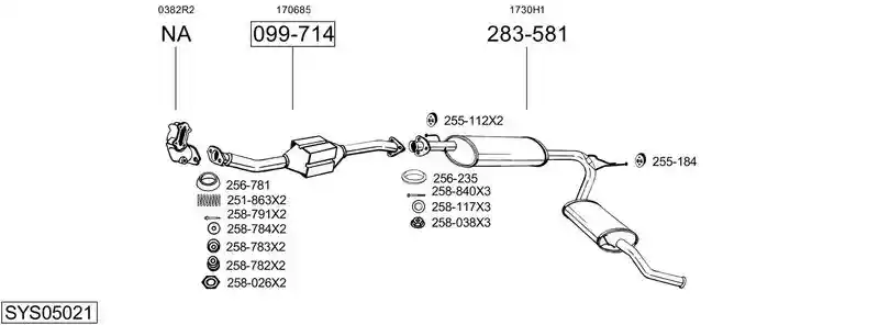 BOSAL SYS05021