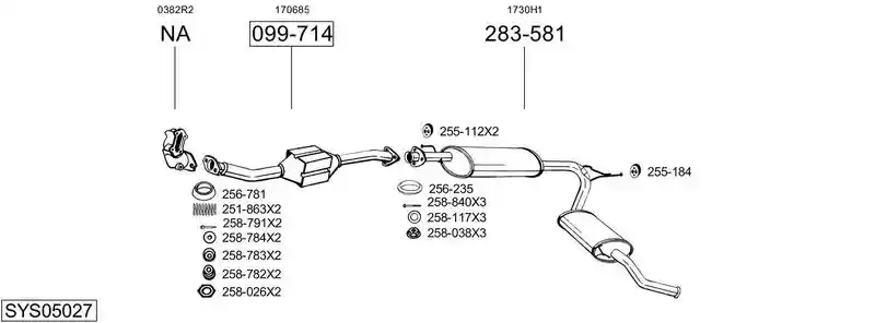 BOSAL SYS05027