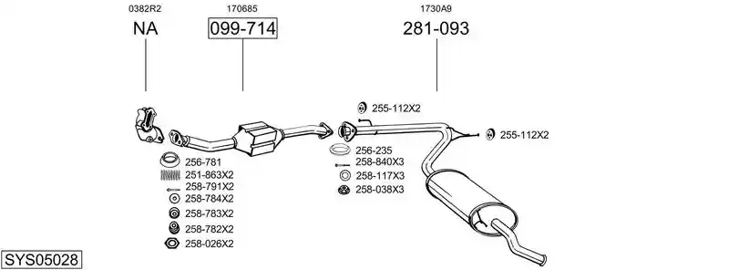 BOSAL SYS05028