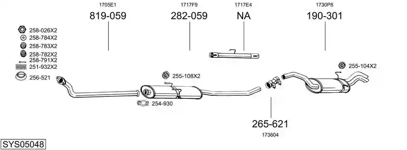 BOSAL SYS05048