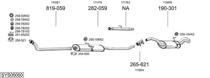 BOSAL SYS05050