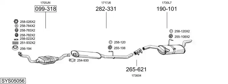 BOSAL SYS05056