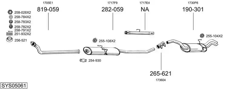 BOSAL SYS05061