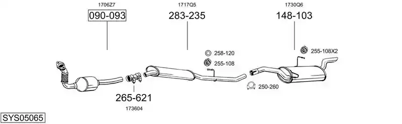 BOSAL SYS05065