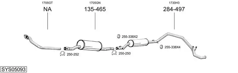 BOSAL SYS05093