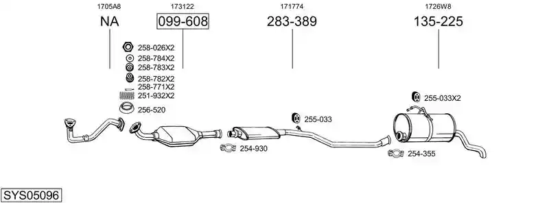 BOSAL SYS05096