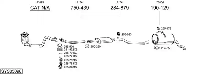 BOSAL SYS05098