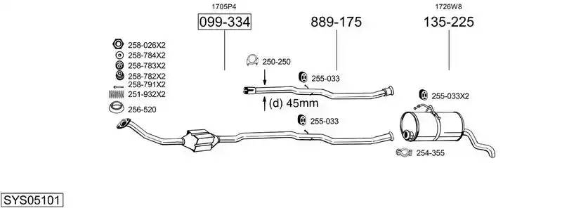 BOSAL SYS05101