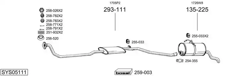 BOSAL SYS05111