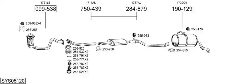 BOSAL SYS05120