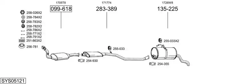 BOSAL SYS05121
