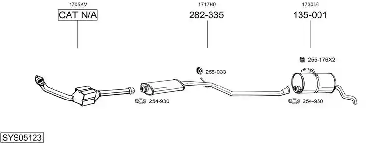 BOSAL SYS05123