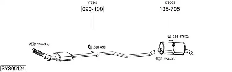 BOSAL SYS05124