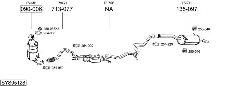 BOSAL SYS05128