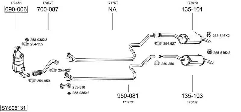 BOSAL SYS05131