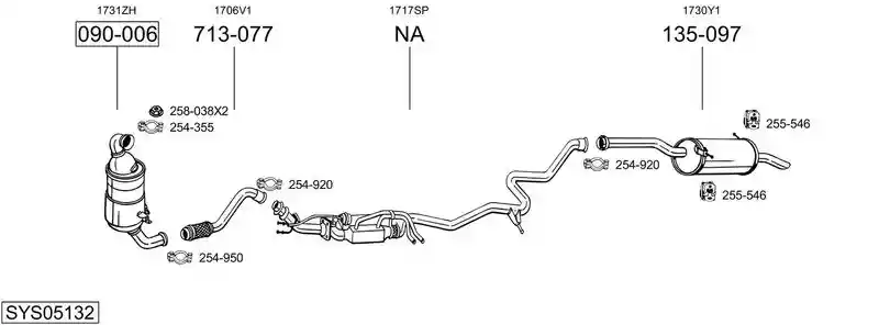 BOSAL SYS05132