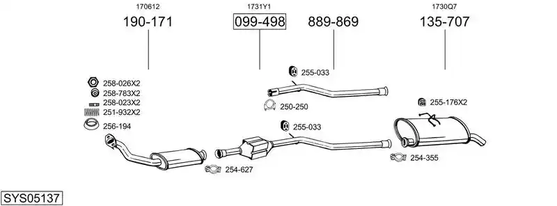 BOSAL SYS05137