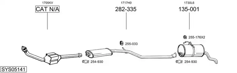 BOSAL SYS05141