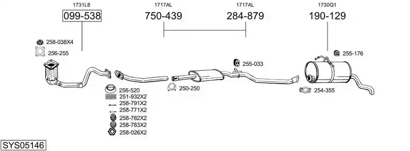 BOSAL SYS05146