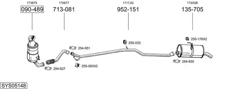 BOSAL SYS05148