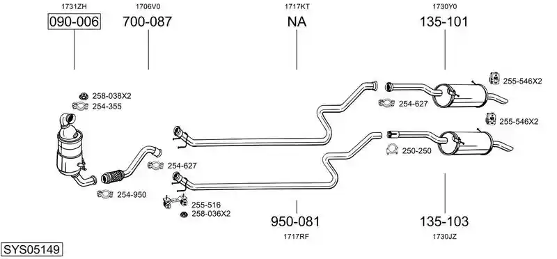 BOSAL SYS05149