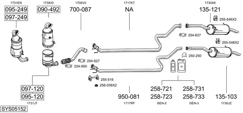 BOSAL SYS05152