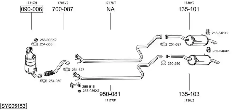 BOSAL SYS05153