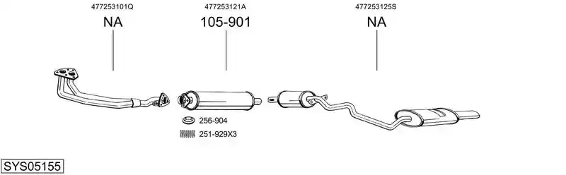 BOSAL SYS05155