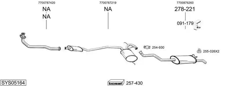 BOSAL SYS05164