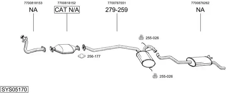 BOSAL SYS05170