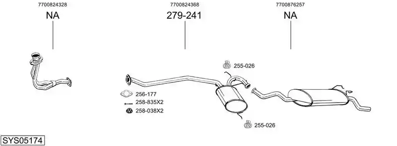 BOSAL SYS05174