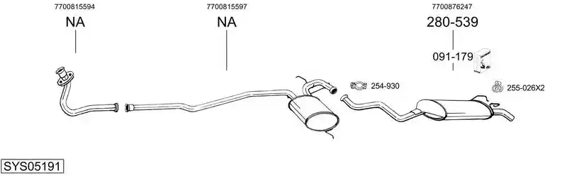 BOSAL SYS05191