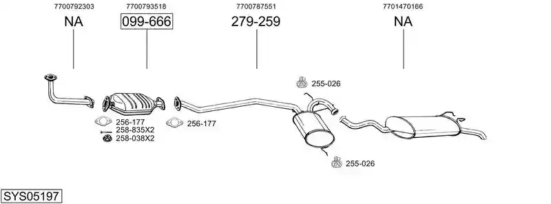 BOSAL SYS05197