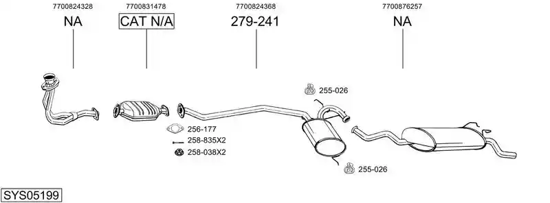 BOSAL SYS05199