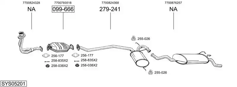 BOSAL SYS05201