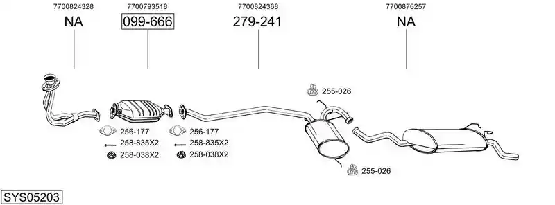 BOSAL SYS05203