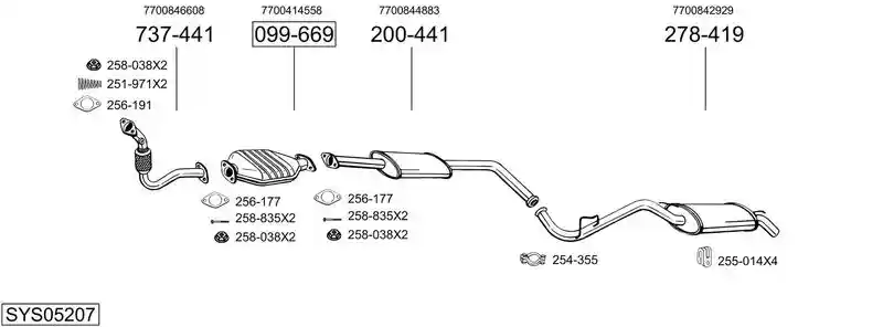 BOSAL SYS05207