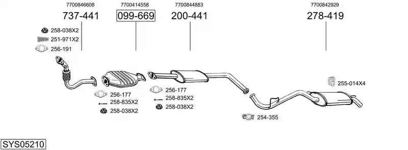 BOSAL SYS05210