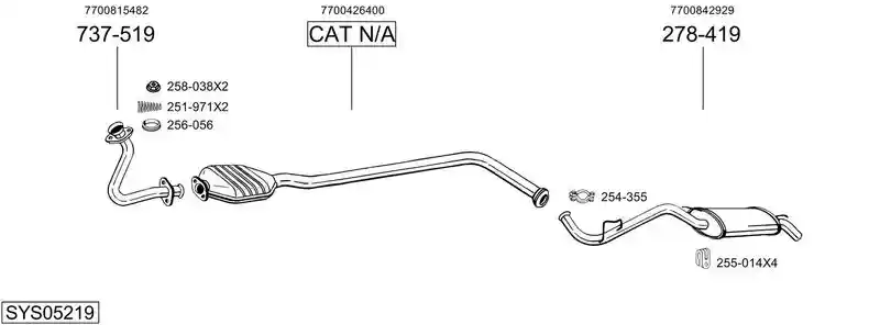 BOSAL SYS05219