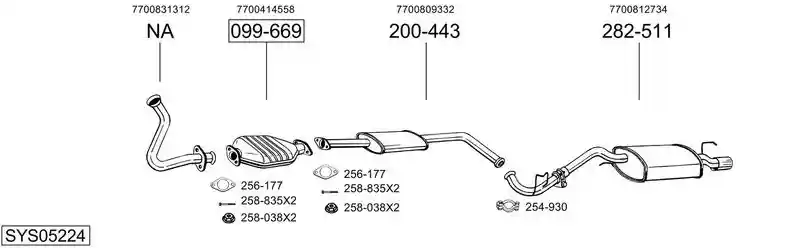BOSAL SYS05224