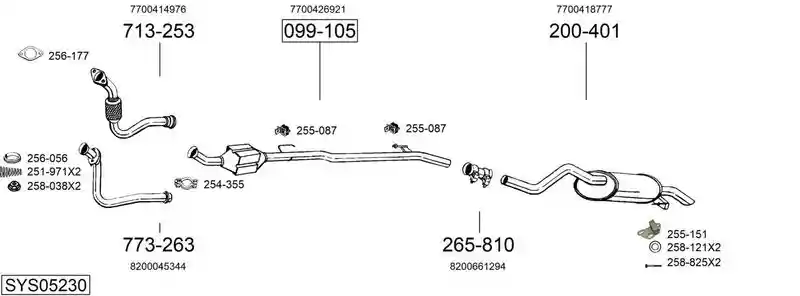 BOSAL SYS05230