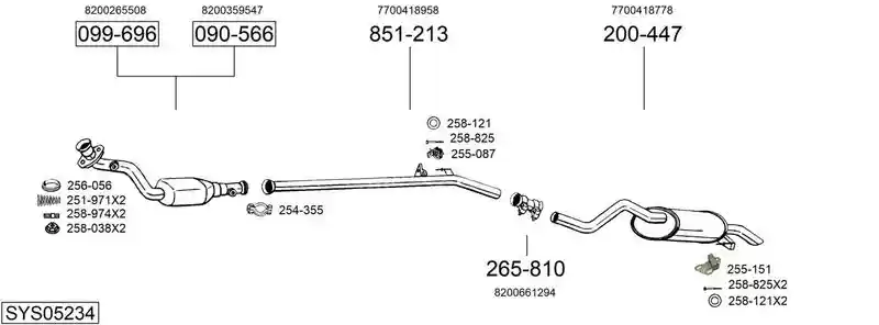 BOSAL SYS05234
