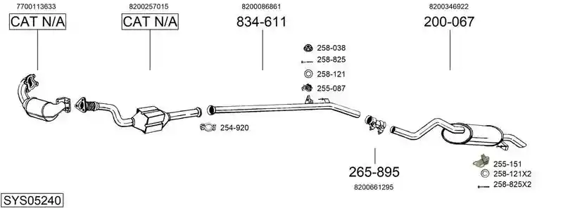 BOSAL SYS05240