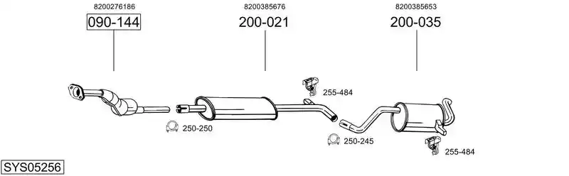 BOSAL SYS05256