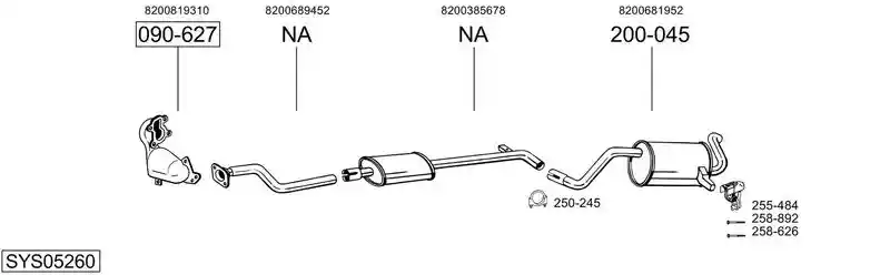 BOSAL SYS05260