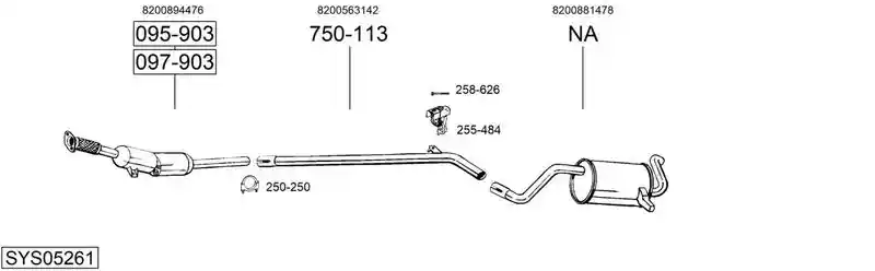 BOSAL SYS05261