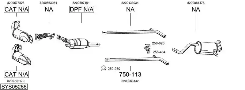 BOSAL SYS05266